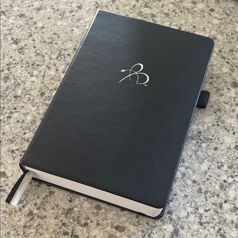 Black Hardcover 5year journal Bright line eating